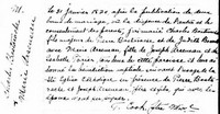 Charles BASTARACHE dit BASQUE - 1820 marriage