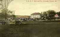 Athens, Maine, USA - I. O. O. F. Hall and Fair Grounds, Athens, Me.