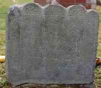 Mary ATHERTON - Grave Inscription: Here Lyes ye Body of Mary Weeks Wife of Joseph Weeks Aged 56 Years Died Sept Ye 17 1692