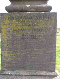Hinman ATWOOD - Grave