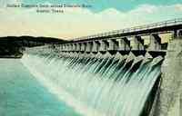 Austin, Texas, USA - Hollow Concrete Dam across Colorado River, Austin, Texas