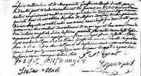 Joseph HAYET (AYET) - 1814 marriage (part 2)