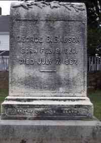 George B BABSON - Grave