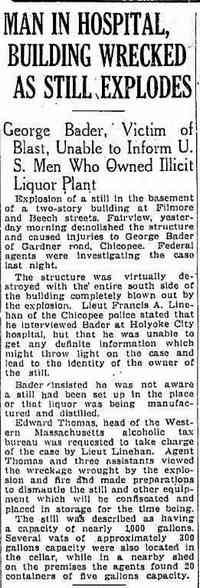 George Harry BADER - Is this him? The Springfield Daily Republican Springfield, Massachusetts Friday, June 19, 1936