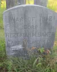 Hezekiah BAKER - Grave