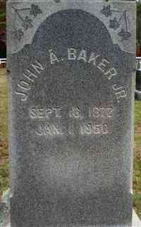 John Allen BAKER - Grave