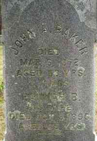 John Allen BAKER - Grave