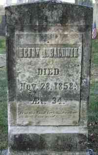 Henry A. BALDWIN - Grave