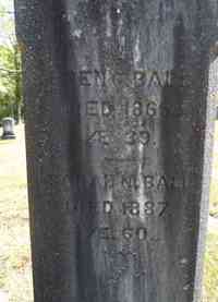 Eben Gardner BALL - Grave