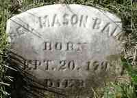 Mason BALL - Grave