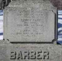 James BARBER - Grave