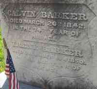 Calvin BARKER - Grave