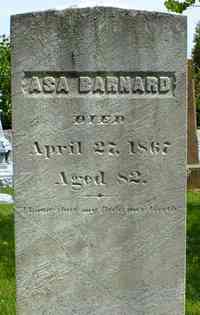 Asa BARNARD - Grave