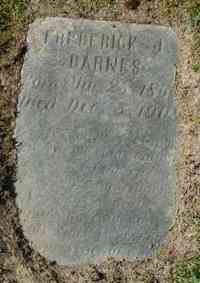 Frederick J. BARNES - Grave