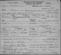 Mary Ethel BARNES - Birth