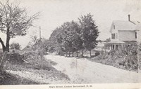 Barnstead, New Hampshire, USA - High Street, Center Barnstead, N.H., 1907
