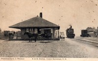 Barnstead, New Hampshire, USA - B. & M. Station, Center Barnstead, N.H.