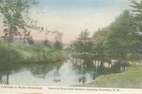 Barnstead, New Hampshire, USA - Suncook River from Bunker's Landing,  Barnstead, N.H.