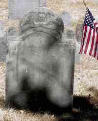 John BARRETT - Grave  In memory of Ensign John Barrett who died April 19th 1790 in ye 71st year of his age.  Here in this Grave this lonesome  Cave lies a 