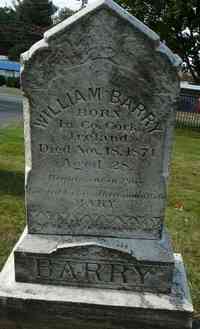 William BARRY - Grave