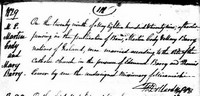Mary BARRY - 1829 marriage