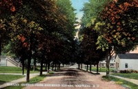Bartlett, New Hampshire, USA - Albany Avenue from Railroad Square, Bartlett, N.H.