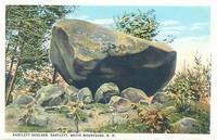 Bartlett, New Hampshire, USA - Bartlett Boulder, Bartlett, White Mountains, N.H.
