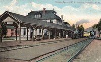 Bartlett, New Hampshire, USA - Bartlett, New Hampshire, USA - Maine Central R.R. Station, Bartlett, N.H.