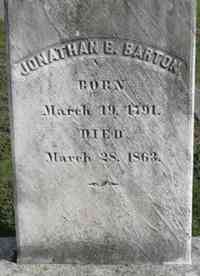 Jonathan Brown BARTON - Grave