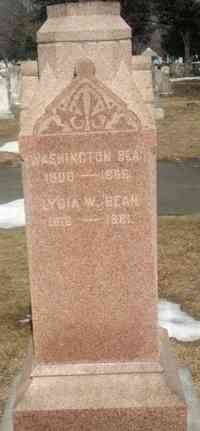 Washington BEAN - Grave