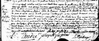 Pierre PEPIN - 1738 marriage