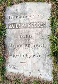 Bailey BEEBE - Grave