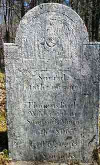 Thomas BEEDE - Grave Thomas Beede born Sandwich, NH, Died March 6, 1806 68y 8m