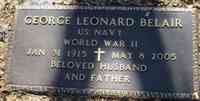 George Leonard BELAIR - Grave