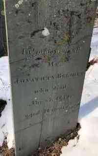 Jonathan BELCHER - Grave
