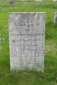 Gideon BELCHER - Grave