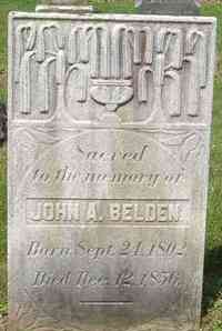John A. BELDEN - Grave