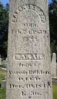Aaron BELDEN (BELDING) - Grave