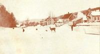 Belvidere, Vermont, USA - Belvidere, Vermont, USA - Snowy scene from Belvidere, Vt., 1918