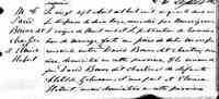 David BENAC dit CHARTIER - 1852 marriage (part 1)