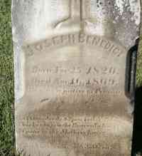 Joseph BENEDICT - Grave