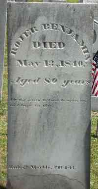 Roger BENJAMIN - Grave