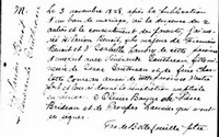 Hilarion BENOIT - 1828 marriage