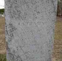 Marie Catherine BENOIT - Inscription: Catherine wife of Lewis Cross died March 19 1841 age 70 years   Burial: Malletts Bay Cemetery Colchester Chittenden County Verm