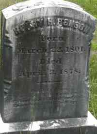 Henry Holbrook BENSON - Grave