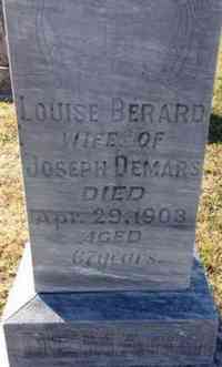 Marie Louise BERARD - Grave