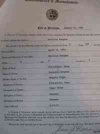 Caroline "Carrie" Johanne BERGMANN - Birth