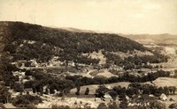 Bethel, Vermont, USA - Birdseye view of Bethel, Vt.