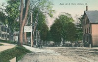 Bethel, Vermont, USA - Main St. & Park, Bethel, Vt.