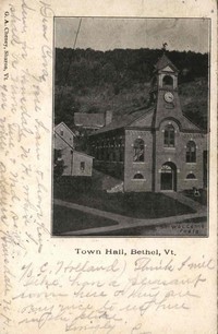 Bethel, Vermont, USA - Town Hall